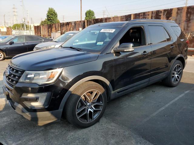FORD EXPLORER S 2017 with VIN 1FM5K8GT9HGD89444 - Photo from auction