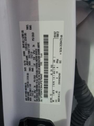 Photo 12 from auction – 2018 FORD F150 SUPER with VIN 1FTEW1CB4JFE78945