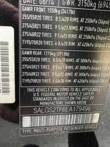 Photo 10 from auction – 2014 LAND ROVER RANGE ROVE with VIN SALGS2TF6EA179496