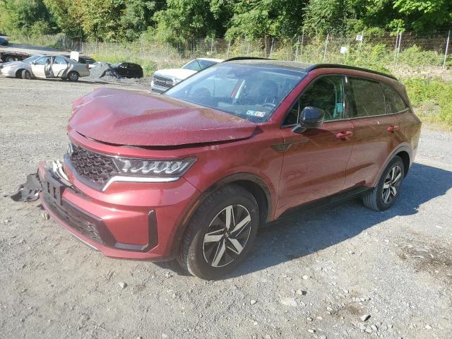 KIA SORENTO S 2021 with VIN 5XYRL4LC2MG008628 - Photo from auction