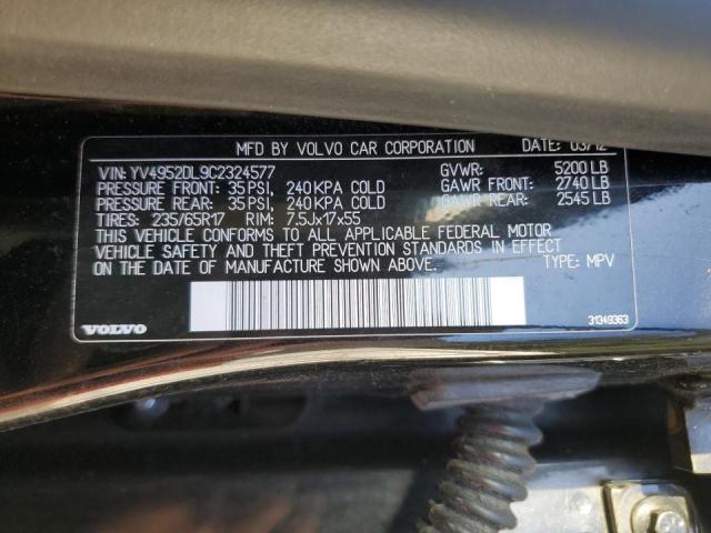 Photo 14 from auction – 2012 VOLVO XC60 3.2 with VIN YV4952DL9C2324577