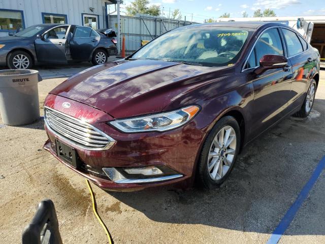 FORD FUSION SE 2017 with VIN 3FA6P0HD6HR118679 - Photo from auction
