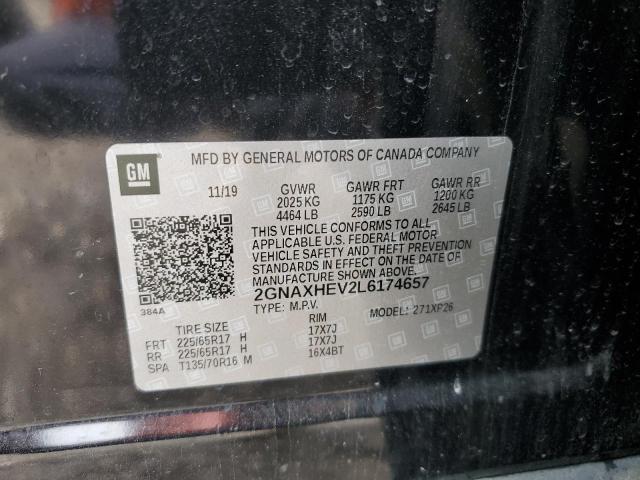 Photo 14 from auction – 2020 CHEVROLET EQUINOX LS with VIN 2GNAXHEV2L6174657