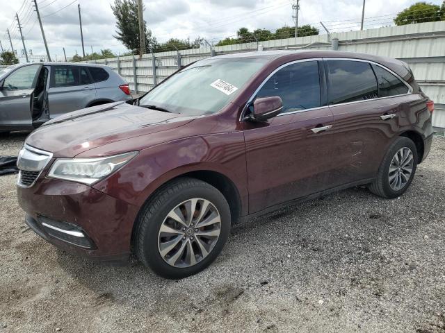 ACURA MDX TECHNO 2016 with VIN 5FRYD3H47GB001236 - Photo from auction