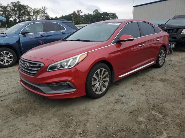 HYUNDAI SONATA SPO 2017 with VIN 5NPE34AF1HH571986 - Photo from auction