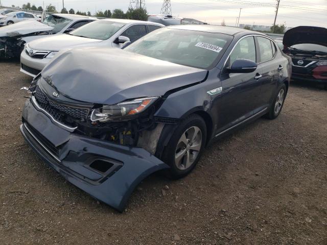 KIA OPTIMA HYB 2015 with VIN KNAGM4ADXF5082467 - Photo from auction