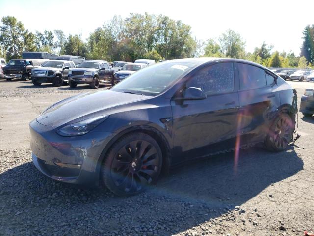 TESLA MODEL Y 2022 with VIN 7SAYGDEF4NF346065 - Photo from auction