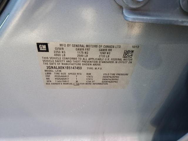 Photo 14 from auction – 2014 CHEVROLET EQUINOX LS with VIN 2GNALAEK1E6147459