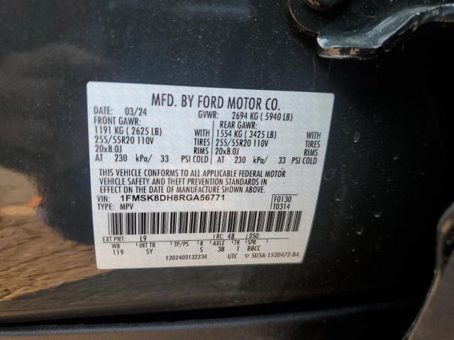 Photo 14 from auction – 2024 FORD EXPLORER X with VIN 1FMSK8DH8RGA56771