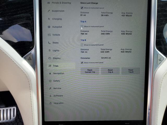 Photo 9 from auction – 2016 TESLA MODEL X with VIN 5YJXCBE48GF015337