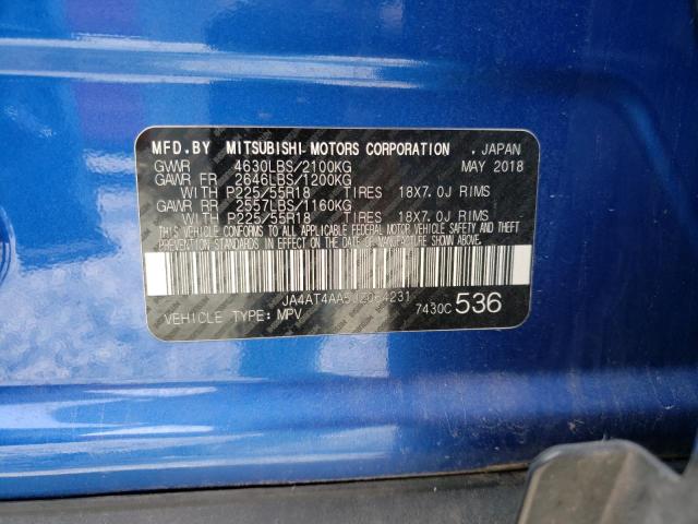 Photo 14 from auction – 2018 MITSUBISHI ECLIPSE CR with VIN JA4AT4AA5JZ064231