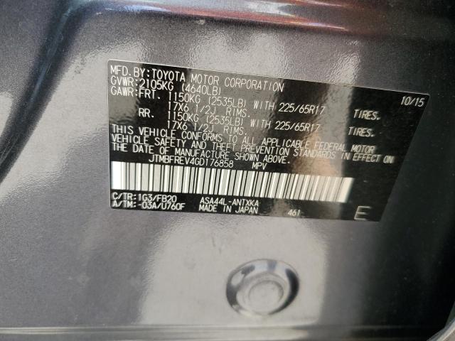 Photo 14 from auction – 2016 TOYOTA RAV4 LE with VIN JTMBFREV4GD176858