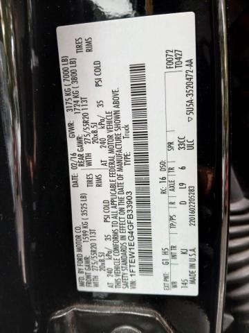Photo 10 from auction – 2016 FORD F150 SUPER with VIN 1FTEW1EG4GFB33903