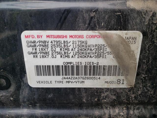 Photo 14 from auction – 2016 MITSUBISHI OUTLANDER with VIN JA4AZ2A37GZ600514