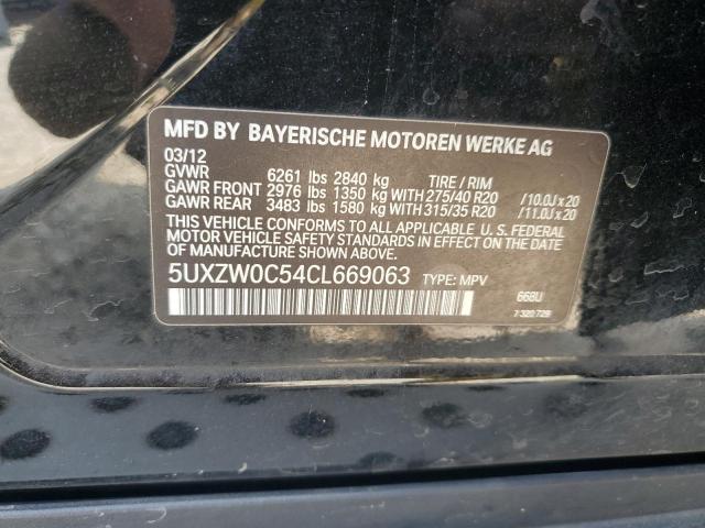 Photo 14 from auction – 2012 BMW X5 XDRIVE3 with VIN 5UXZW0C54CL669063