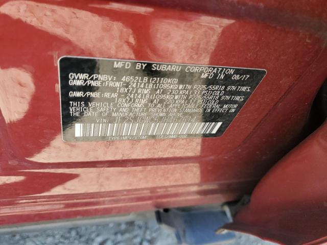 Photo 14 from auction – 2018 SUBARU FORESTER 2 with VIN JF2SJGWC5JH467614