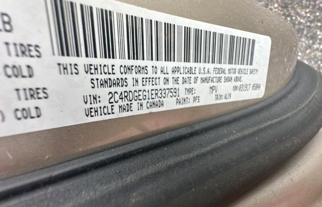 Photo 10 from auction – 2014 DODGE GRAND CARA with VIN 2C4RDGEG1ER337591