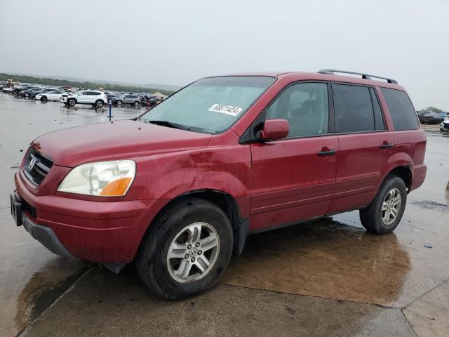 HONDA PILOT EX 2003 with VIN 2HKYF18403H562289 - Photo from auction