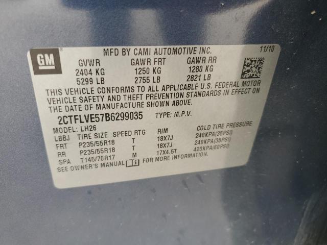 Photo 14 from auction – 2011 GMC TERRAIN SL with VIN 2CTFLVE57B6299035