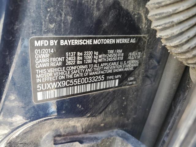 Photo 14 from auction – 2014 BMW X3 XDRIVE2 with VIN 5UXWX9C55E0D33255