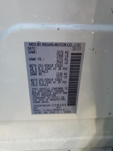 Photo 14 from auction – 2024 NISSAN PATHFINDER with VIN 5N1DR3BD1RC228105