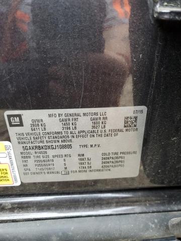 Photo 14 from auction – 2016 BUICK ENCLAVE with VIN 5GAKRBKDXGJ108805