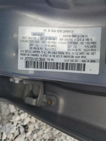 Photo 14 from auction – 2008 MAZDA CX-9 with VIN JM3TB38VX80135546