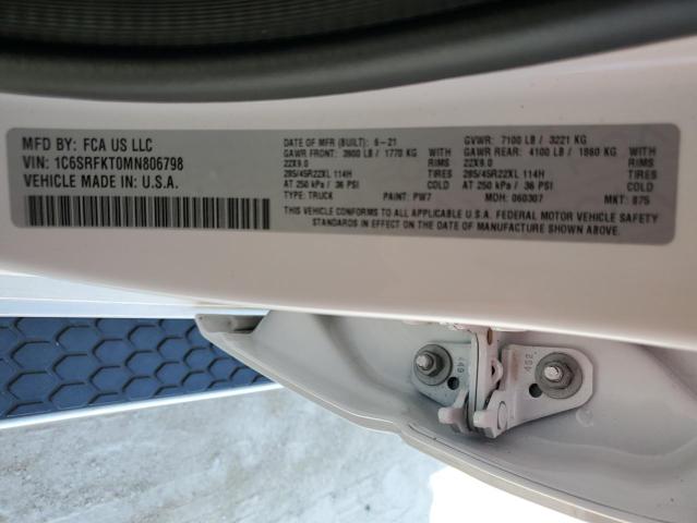Photo 14 from auction – 2021 RAM 1500 LONGH with VIN 1C6SRFKT0MN806798