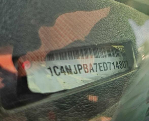 Photo 10 from auction – 2014 JEEP PATRIOT SP with VIN 1C4NJPBA7ED714807