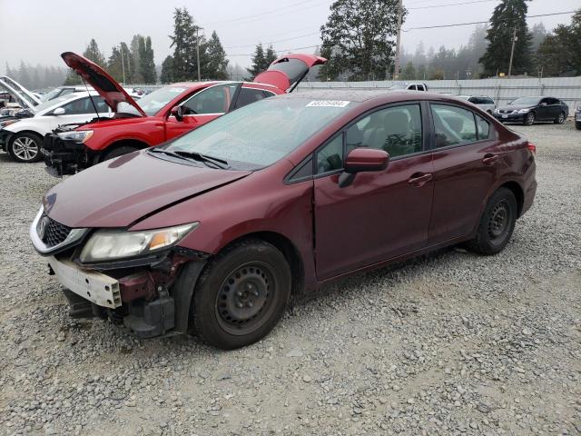 HONDA CIVIC LX 2014 with VIN 19XFB2F54EE204589 - Photo from auction