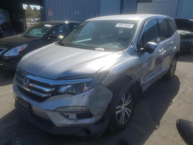 HONDA PILOT EX 2016 with VIN 5FNYF5H34GB009115 - Photo from auction