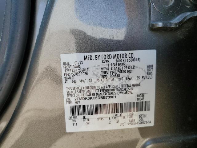 Photo 14 from auction – 2013 FORD EDGE LIMIT with VIN 2FMDK3KC6DBB73901