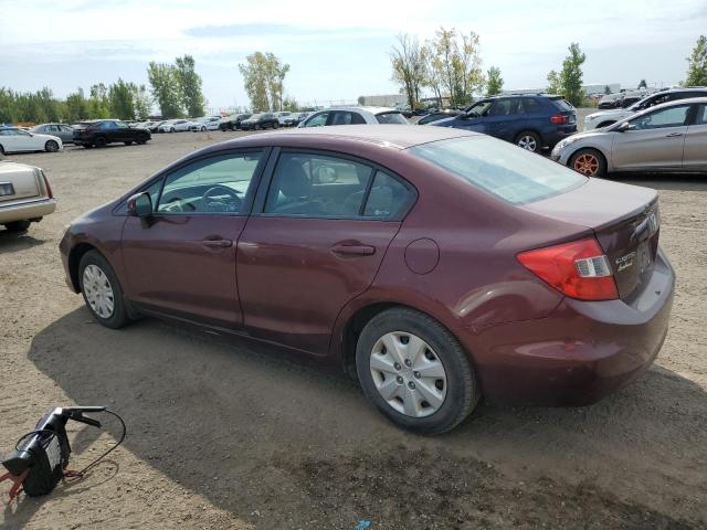 Photo 2 from auction – 2012 HONDA CIVIC LX with VIN 2HGFB2F49CH016368