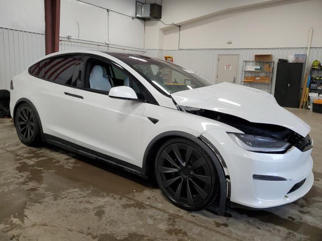 Photo 4 from auction – 2022 TESLA MODEL X with VIN 7SAXCBE56NF360178