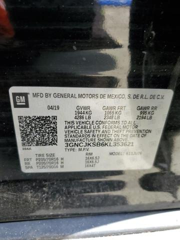 Photo 14 from auction – 2019 CHEVROLET TRAX LS with VIN 3GNCJKSB6KL353621