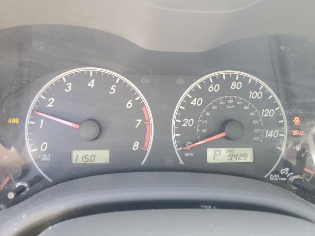 Photo 9 from auction – 2009 TOYOTA COROLLA BA with VIN JTDBL40E399066893