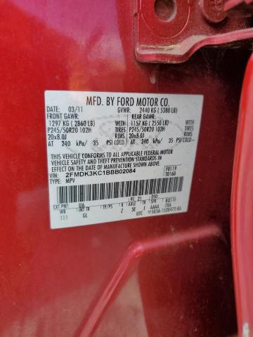 Photo 14 from auction – 2011 FORD EDGE LIMIT with VIN 2FMDK3KC1BBB02084