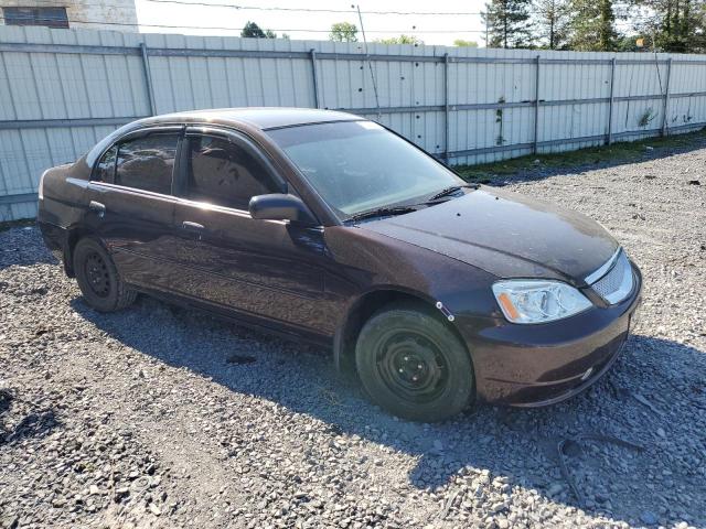 Photo 4 from auction – 2001 HONDA CIVIC LX with VIN 2HGES16581H551414