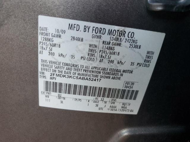 Photo 14 from auction – 2010 FORD EDGE LIMIT with VIN 2FMDK3KC5ABA52417