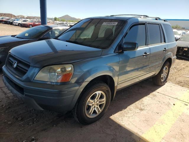 HONDA PILOT EXL 2005 with VIN 2HKYF18675H563489 - Photo from auction