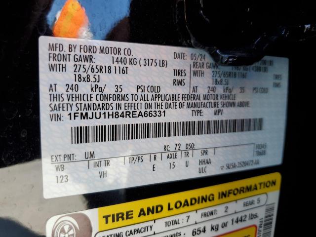 Photo 14 from auction – 2024 FORD EXPEDITION with VIN 1FMJU1H84REA66331