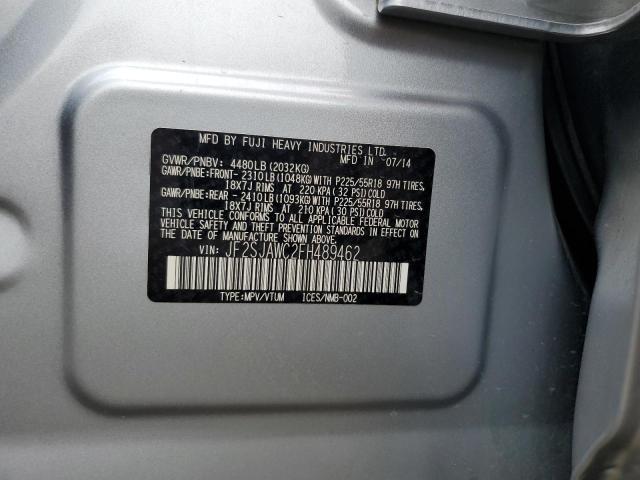 Photo 14 from auction – 2015 SUBARU FORESTER 2 with VIN JF2SJAWC2FH489462
