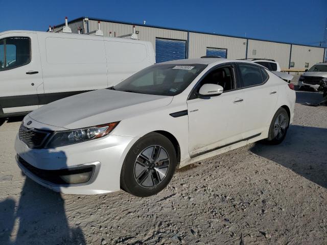 KIA OPTIMA HYB 2013 with VIN KNAGM4AD9D5043527 - Photo from auction