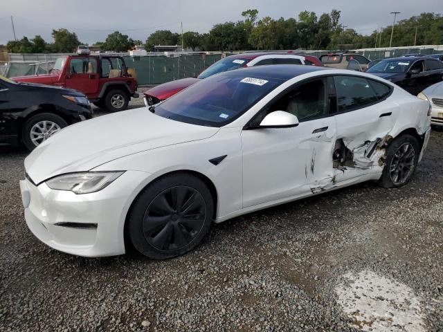 TESLA MODEL S 2022 with VIN 5YJSA1E57NF458854 - Photo from auction