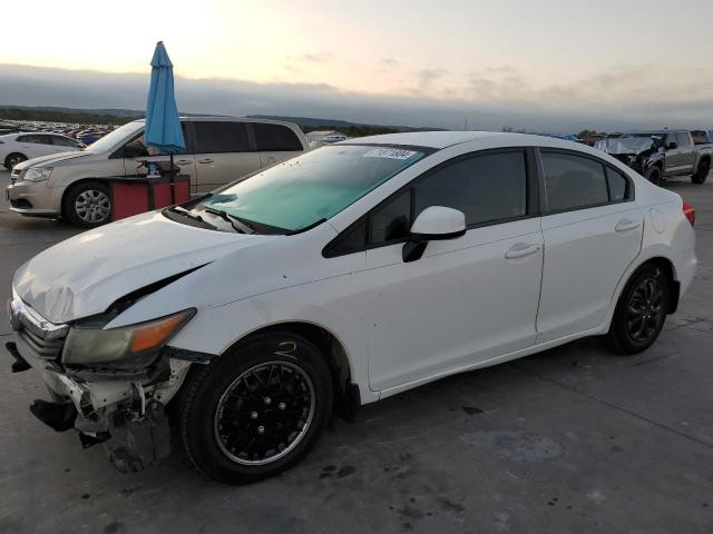 HONDA CIVIC LX 2012 with VIN 2HGFB2F55CH567597 - Photo from auction