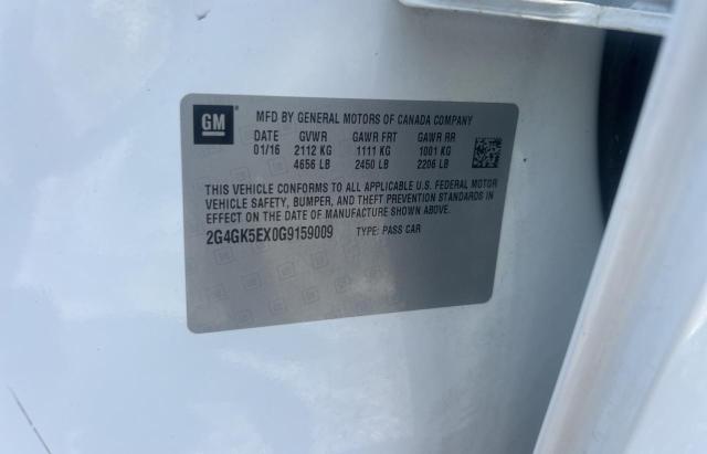 Photo 10 from auction – 2016 BUICK REGAL with VIN 2G4GK5EX0G9159009