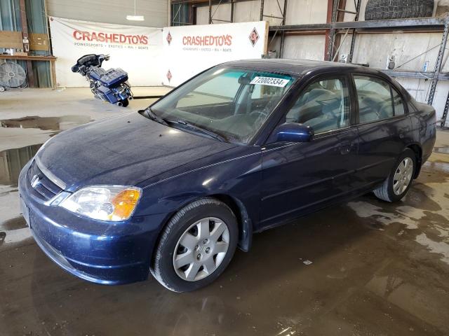 Photo 1 from auction – 2002 HONDA CIVIC EX with VIN 1HGES267X2L066123