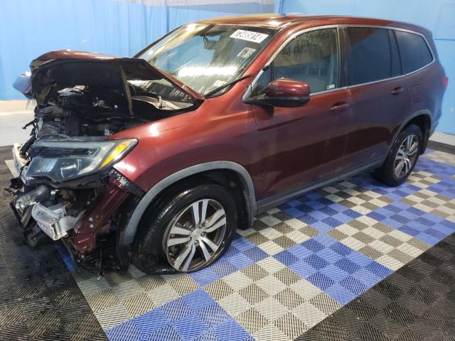HONDA PILOT EXL 2018 with VIN 5FNYF5H57JB004869 - Photo from auction