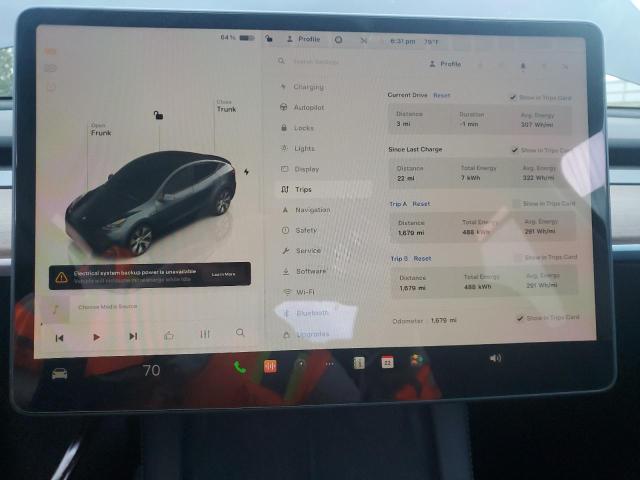 Photo 9 from auction – 2024 TESLA MODEL Y with VIN 7SAYGDEE6RF078648