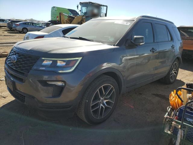 FORD EXPLORER S 2018 with VIN 1FM5K8GT0JGB89347 - Photo from auction